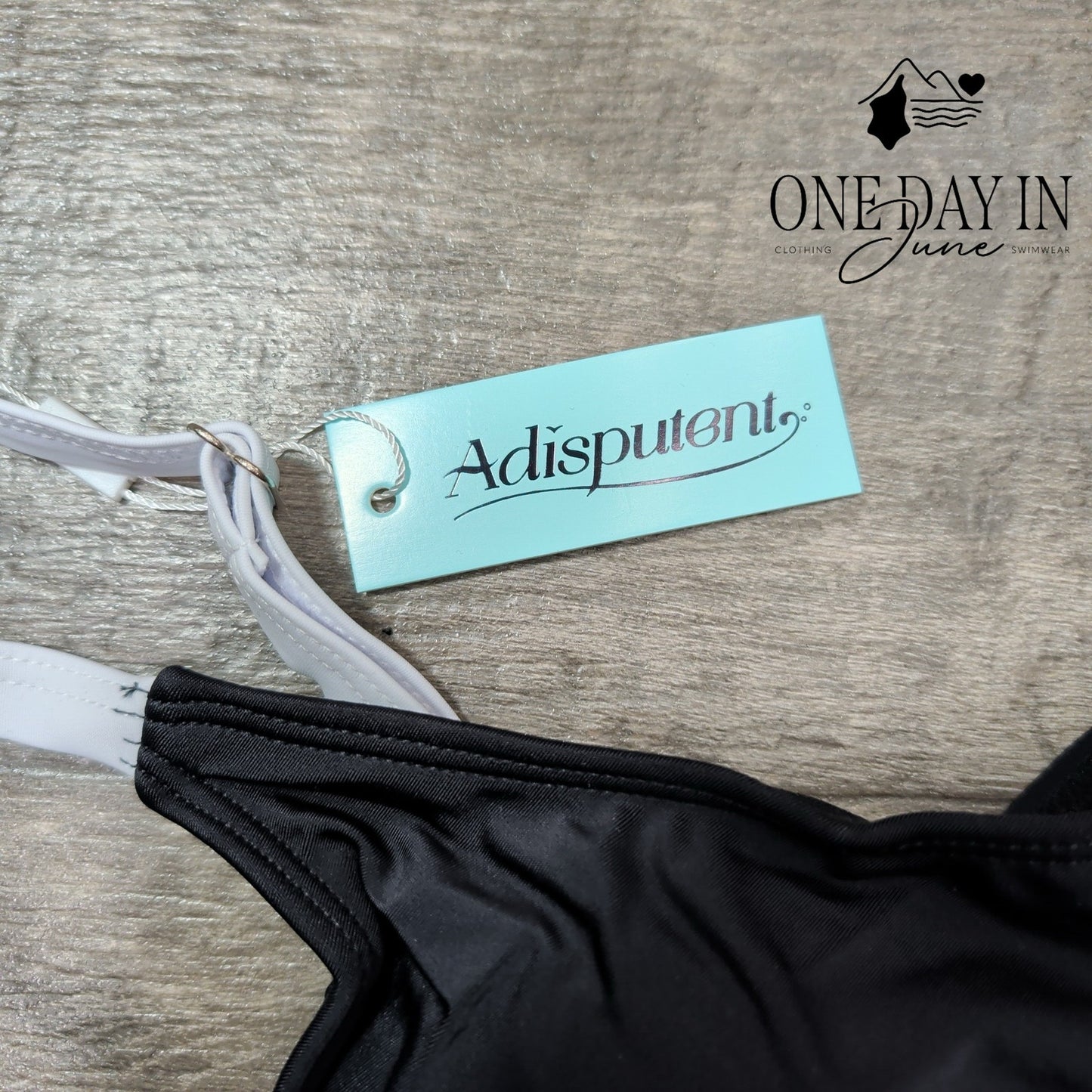 Adisputent Crop High Waist Bikini Swimsuit Size L