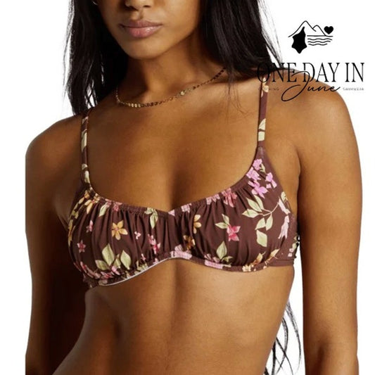 Billabong Free to Be Bliss Bralette Bikini Top Size L