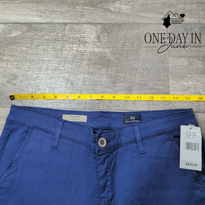 AG Adriano Goldschmied The Tristan Tailored Trouser Pants Blue NWT Size 4 (27)