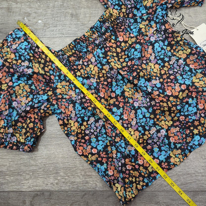 a.n.a Cecile Floral Top Size S
