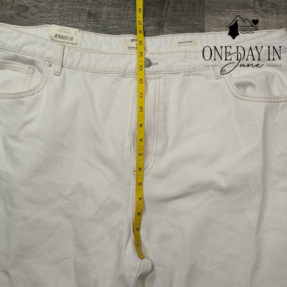 Cotton-On Mid Rise Relaxed Wide Leg Jeans Size 40X30