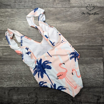 Amzbrly Ruffle Shoulder One Piece Size 6 (116)