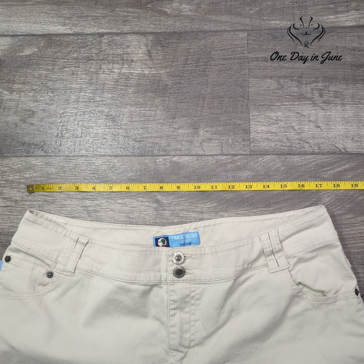 Duck Head Cropped Jeans Size 18