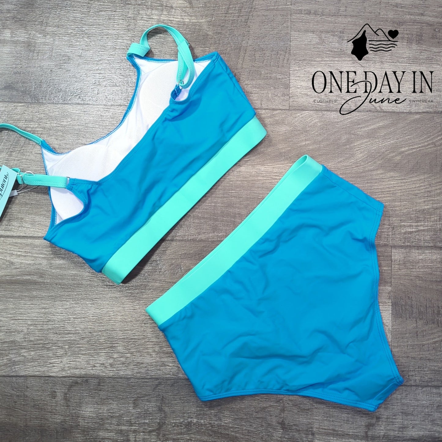 Adisputent Crop Bikini Swimsuit Size M