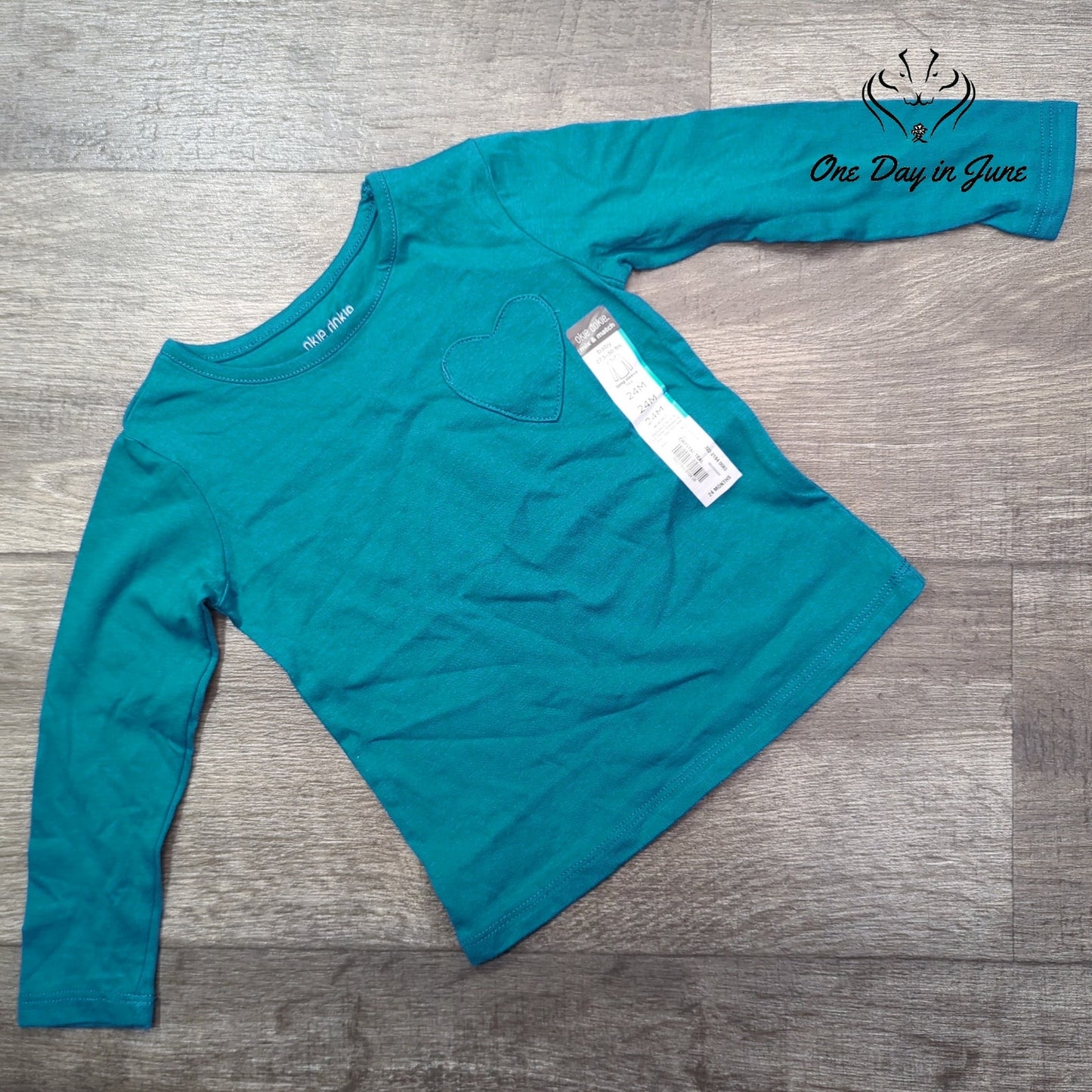 Okie Dokie Long Sleeve Top Size 24M