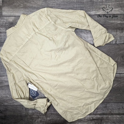 St. John's Bay Comfort Flex Classic Fit Button Down Shirt Size M
