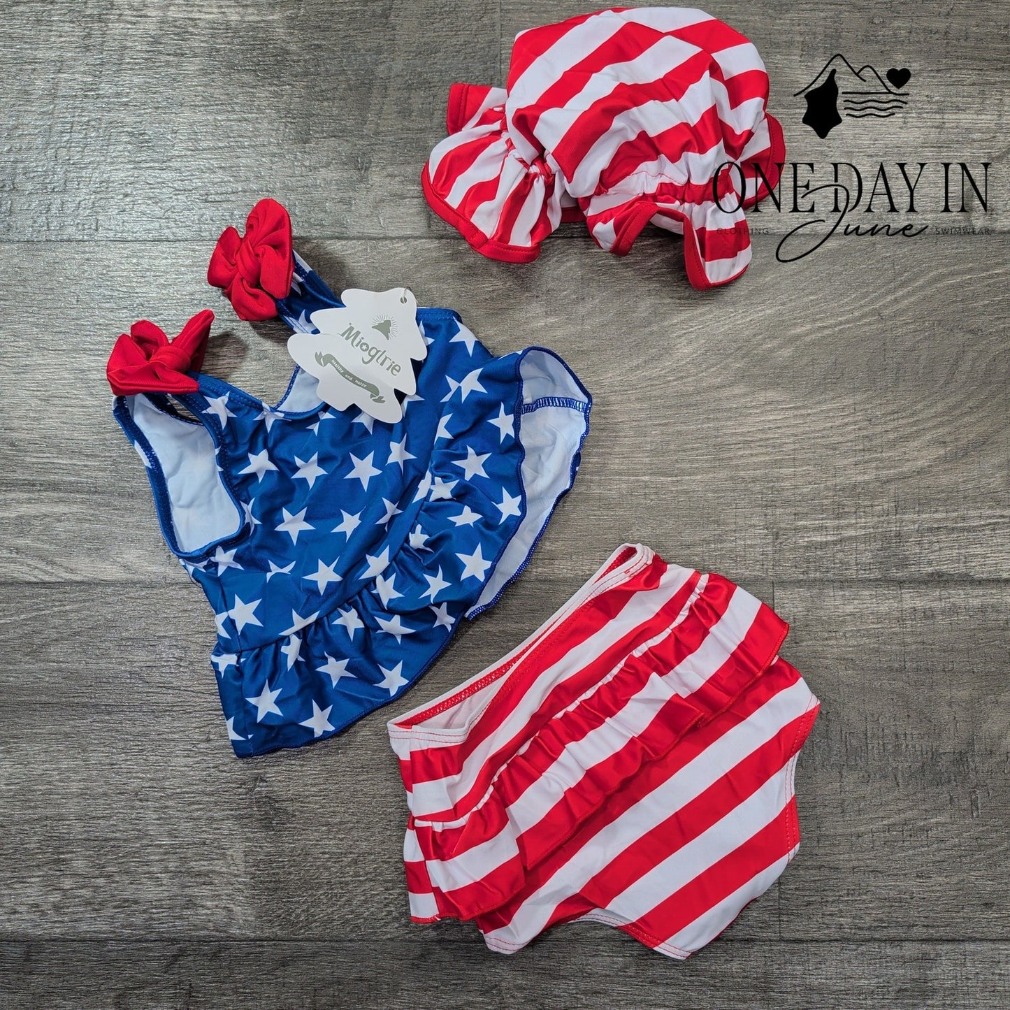 Mioglrie Baby Girl Bikini Swimsuit Size 12-18M