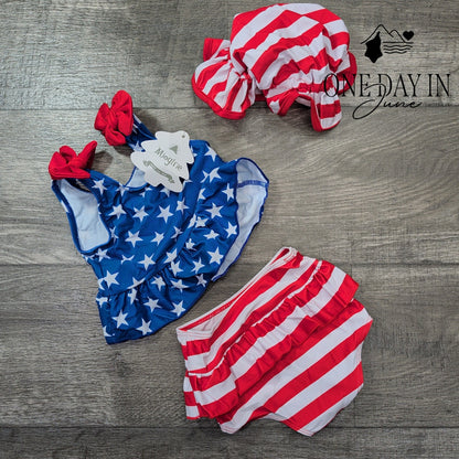 Mioglrie Baby Girl Bikini Swimsuit Size 12-18M