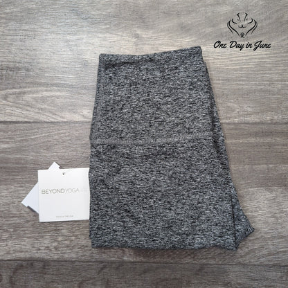 BeyondYoga Spacedye High Waisted Cropped Leggings Heather Gray NWT Size L