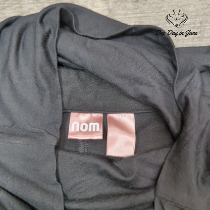 Nom Maternity Straight Leg Ponte Work Pants Black Size L