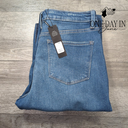 Fashion Nova Juniors I Said So Ripped Straight Leg Jeans Size 13