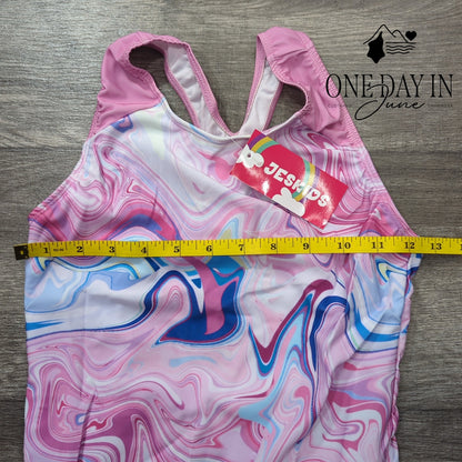 Jeskids Racerback One Piece Swimsuit Size 12-13Y