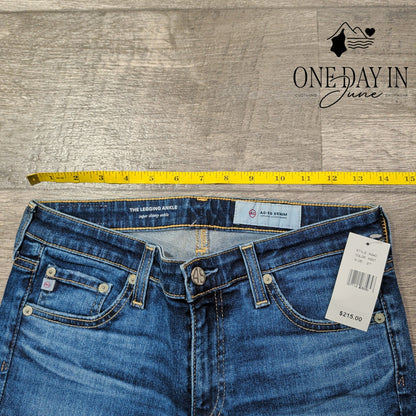 AG Adriano Goldschmied The Legging Ankle Super Skinny Jeans Blue NWT $215 Size 4
