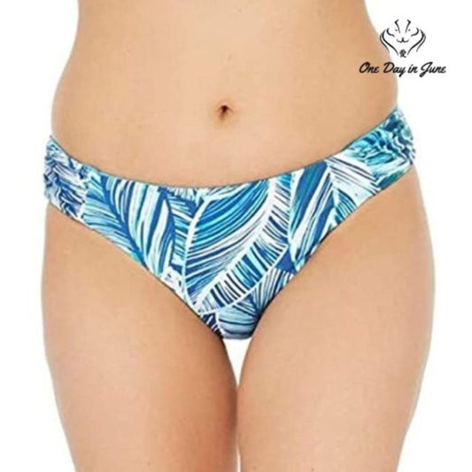 La Blanca Side Shirred Hipster Bikini Bottom Swimsuit Size 0