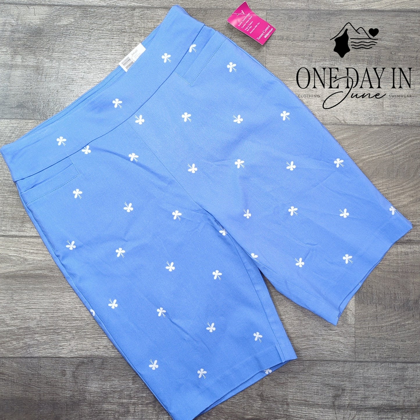 Kim Rogers Tummy Control Bermuda Shorts Size 12