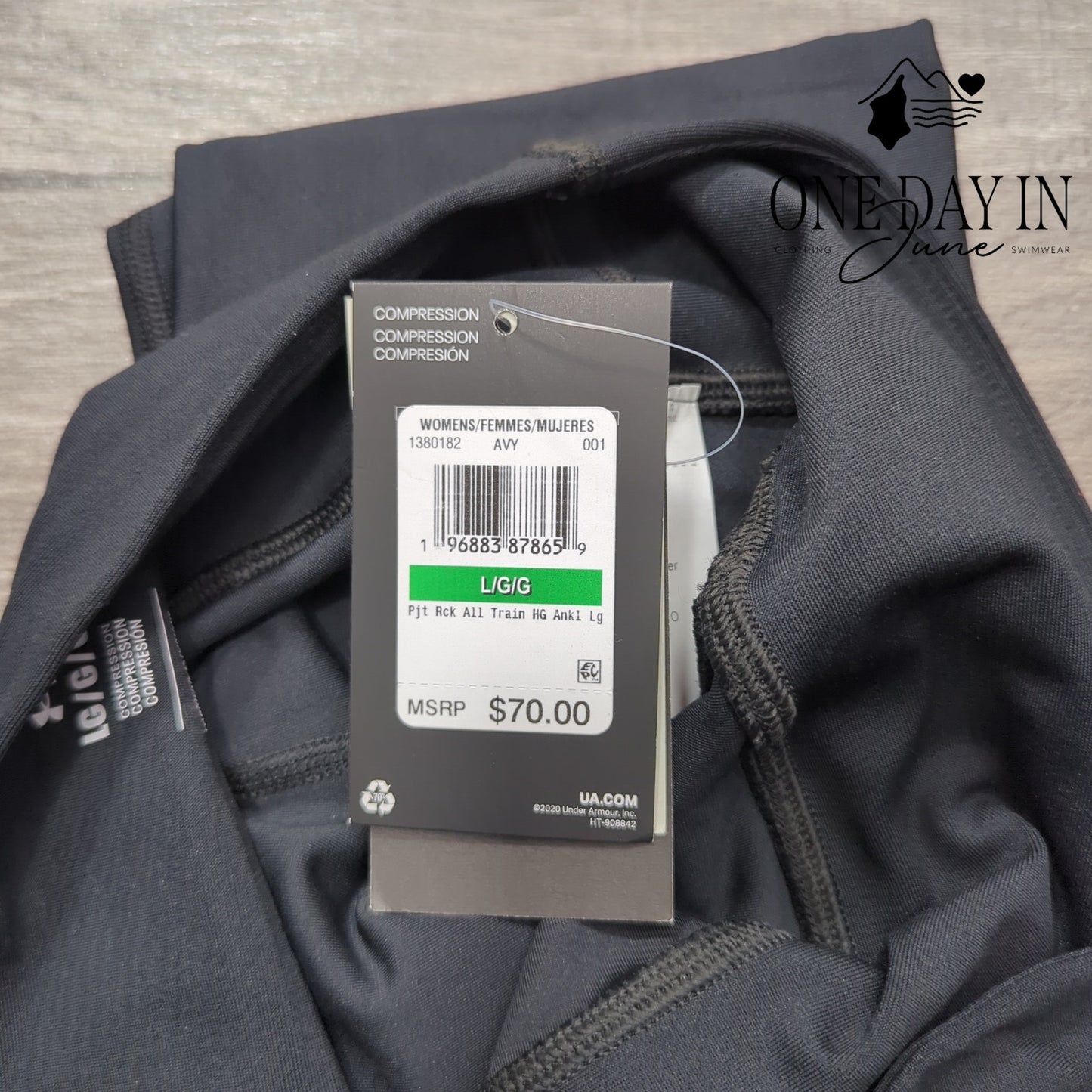 Under Armour High Rise Ankle Legging Pants Size L