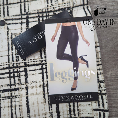 Liverpool White Whisper Leggings Size 12