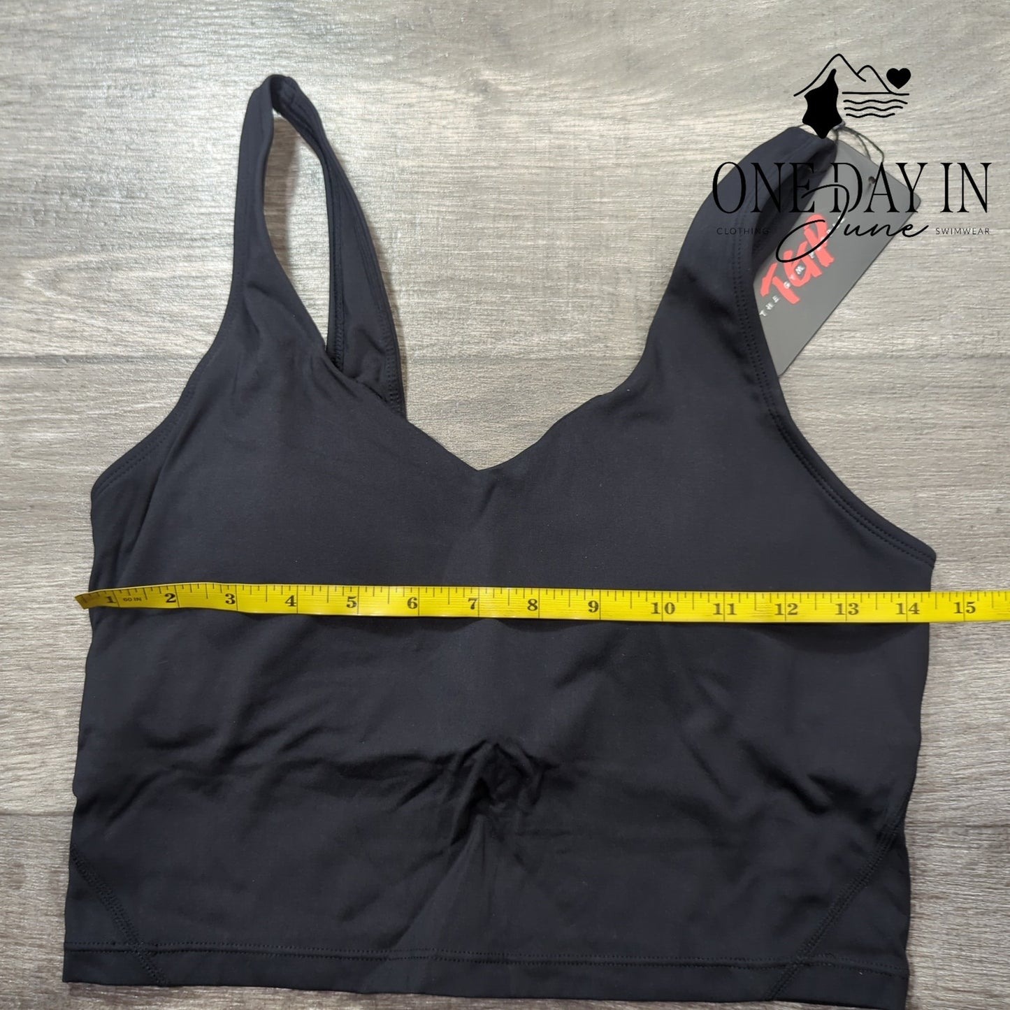 The Gym People Padded Yoga Top Size M