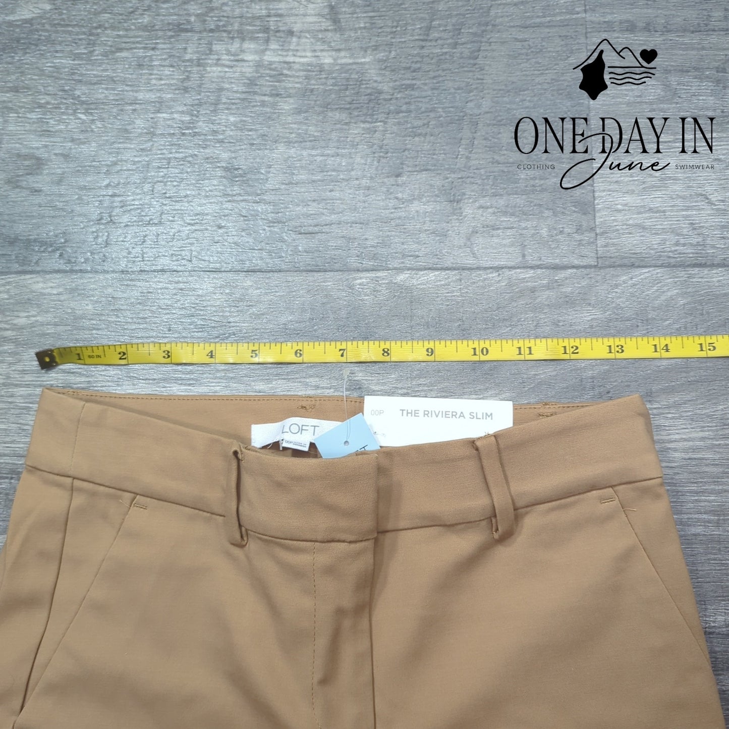 Loft Petite The Riviera Slim Cropped Pants Size 00P