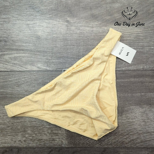 RVCA Run Wild Low Rise Bikini Bottom Size M