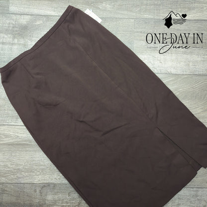 City Girl by Nancy Bolan Lined Midi Skirt Size 4