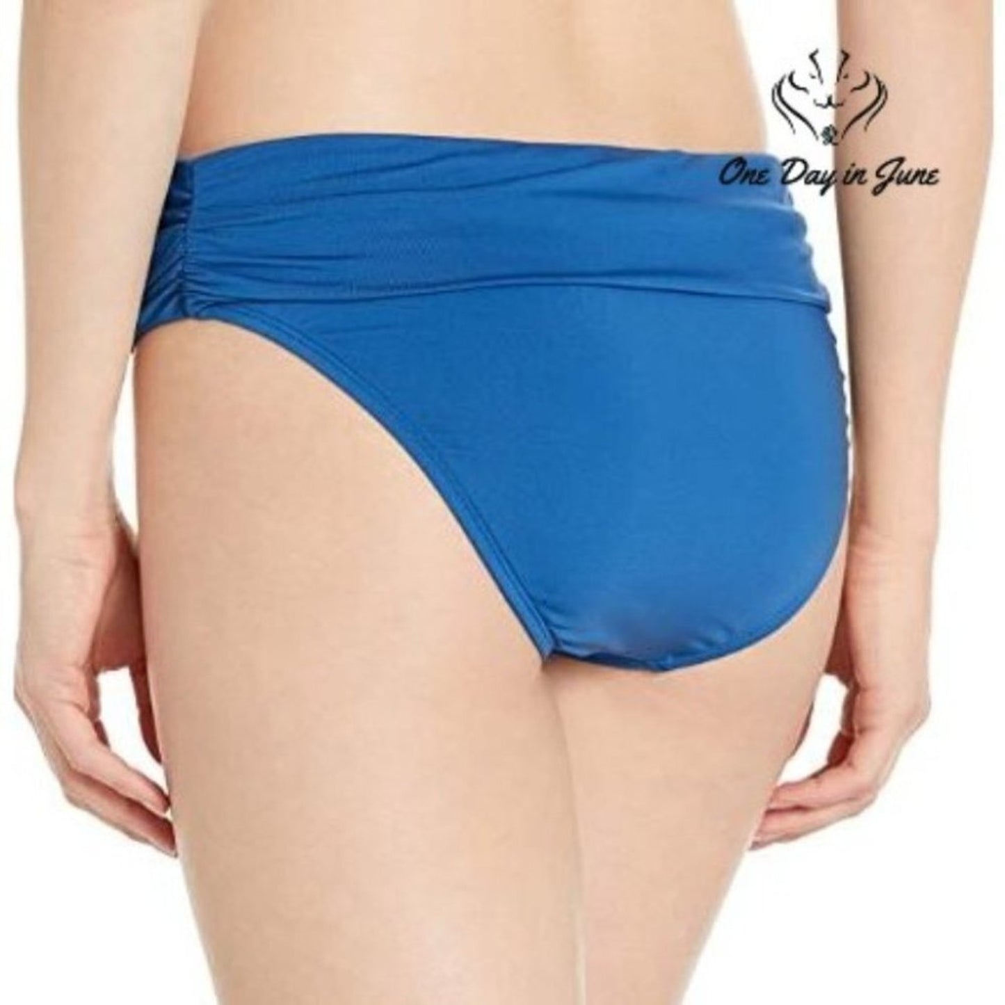 Kenneth Cole Shirred Band Hipster Bikini Bottom Size XXL