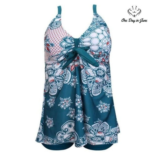 Eternatastic Retro Paisley Bikini Swimsuit Size M
