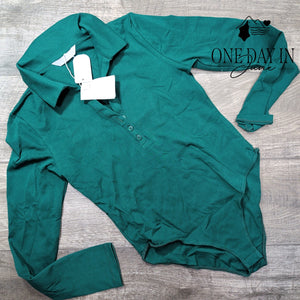 Mangopop Long Sleeve Bodysuit Size L