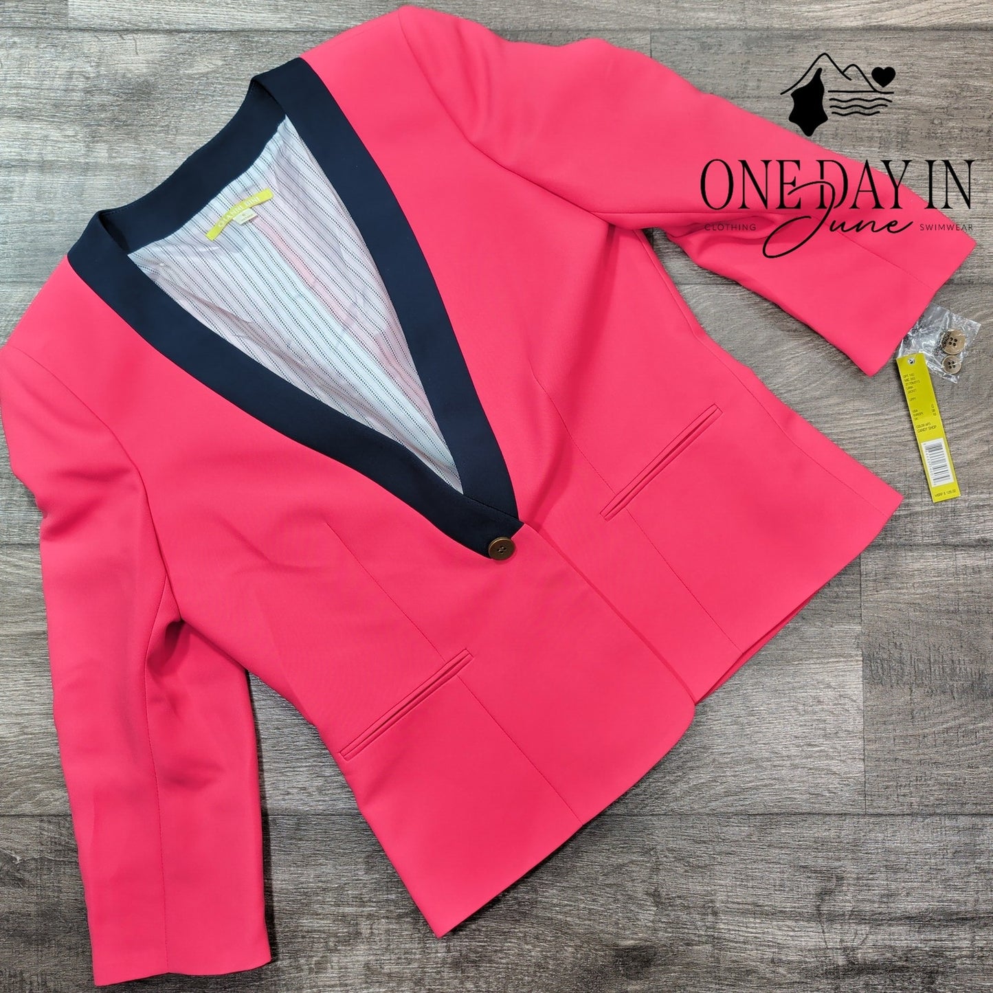 Gianni Bini One Button Blazer Size 6