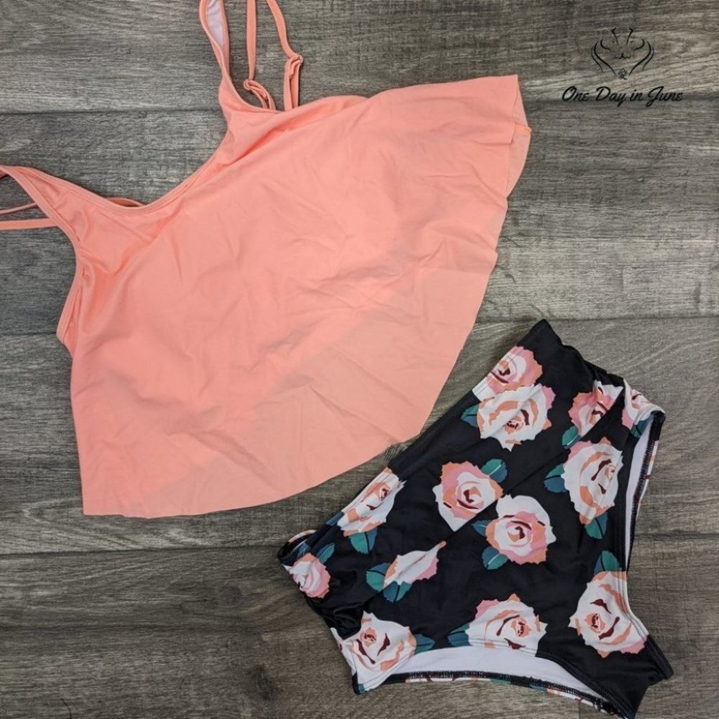 I2Crazy Flounce High Waist Bikini Swimsuit Size S