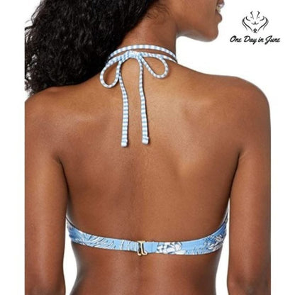 Hot Water Ocean Breeze Bralette Bikini Top Swimsuit Size S