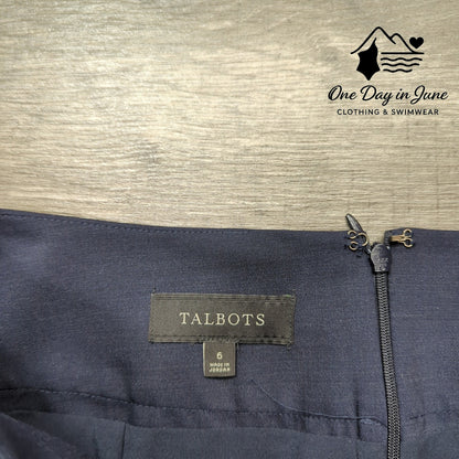 Talbots Midi Wool Pencil Skirt Size 6