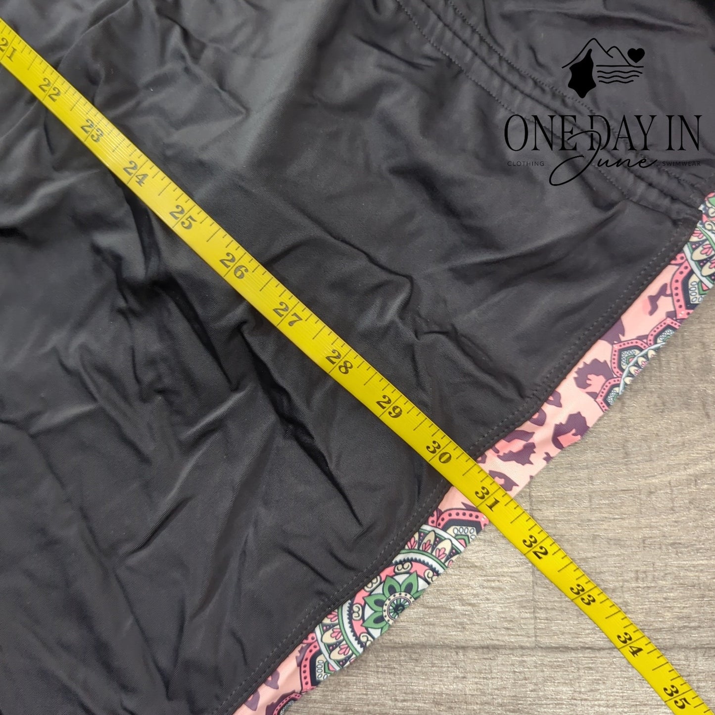 Zando Skirted Swimdress One Piece Swimsuit Size XL