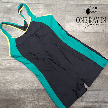 CharmLeaks Boyshort One Piece Swimsuit Size L