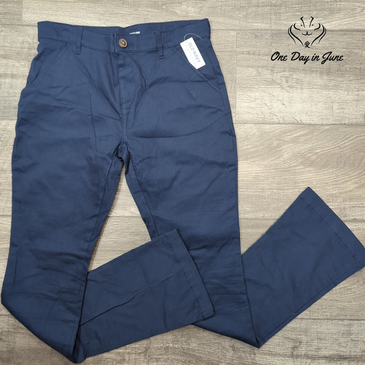 Old Navy Bootcut Stretch Pants Navy Blue NWT Size 16