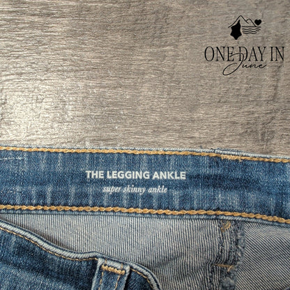 AG Adriano Goldschmied The Legging Ankle Super Skinny Jeans Blue NWT Size 4 (27)