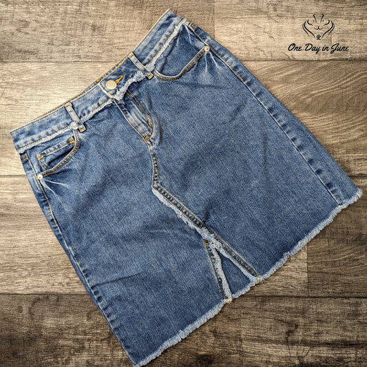 Loft Denim Mini Skirt Size 0