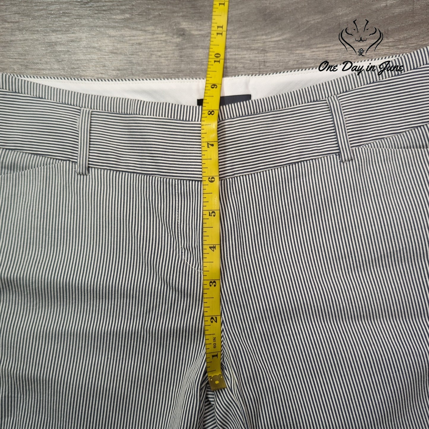 The Limited Striped Flat Front Shorts Size 4