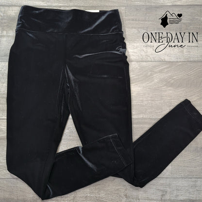 INC International Concepts Sequin Velvet Skinny Leg Pants Size 4