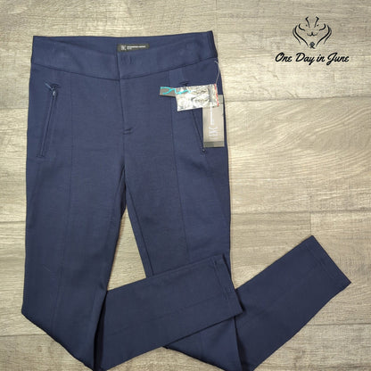 INC International Concepts Skinny Leg Pants Navy Blue NWT Size 0P