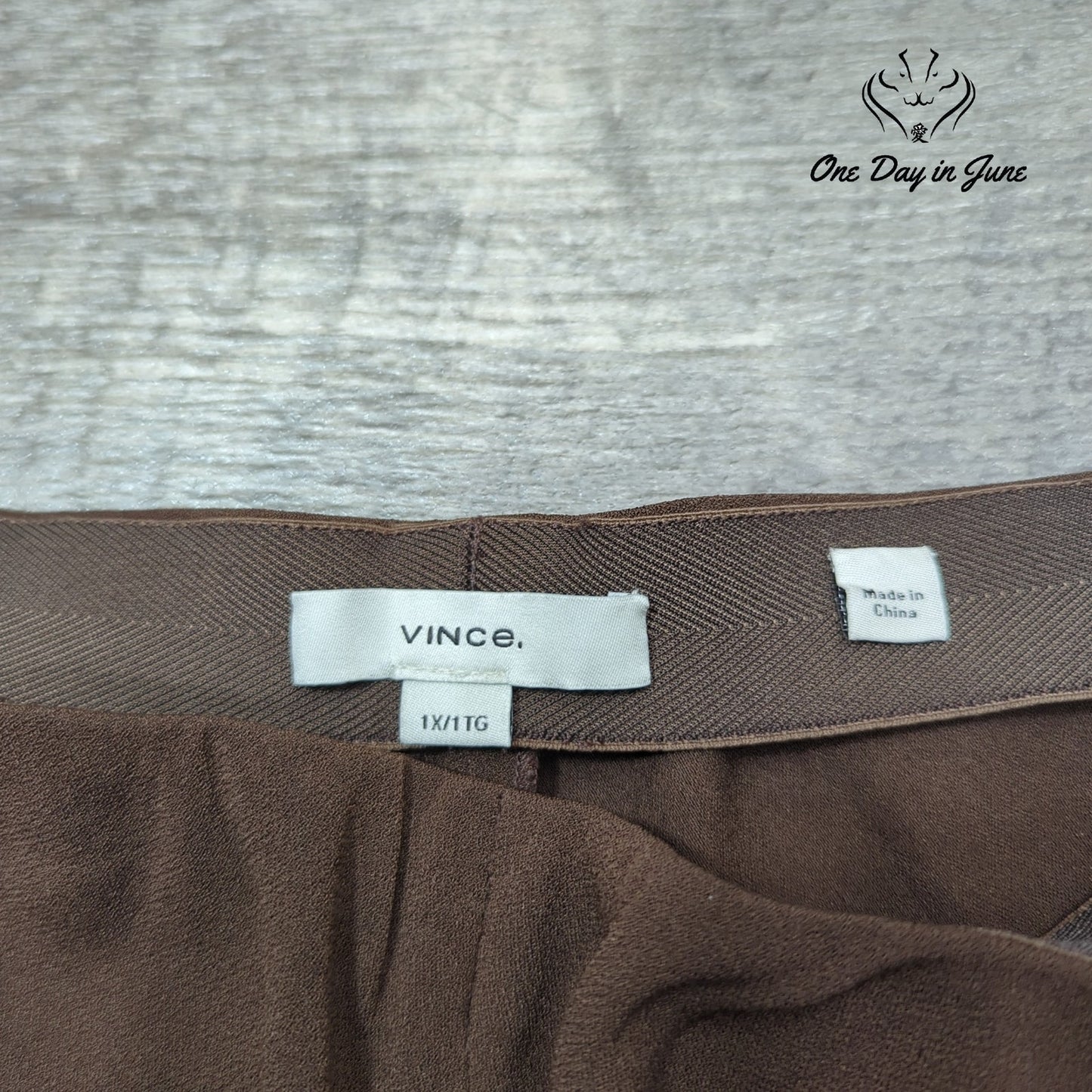 Vince Pull On Straight Leg Pants Size 1X