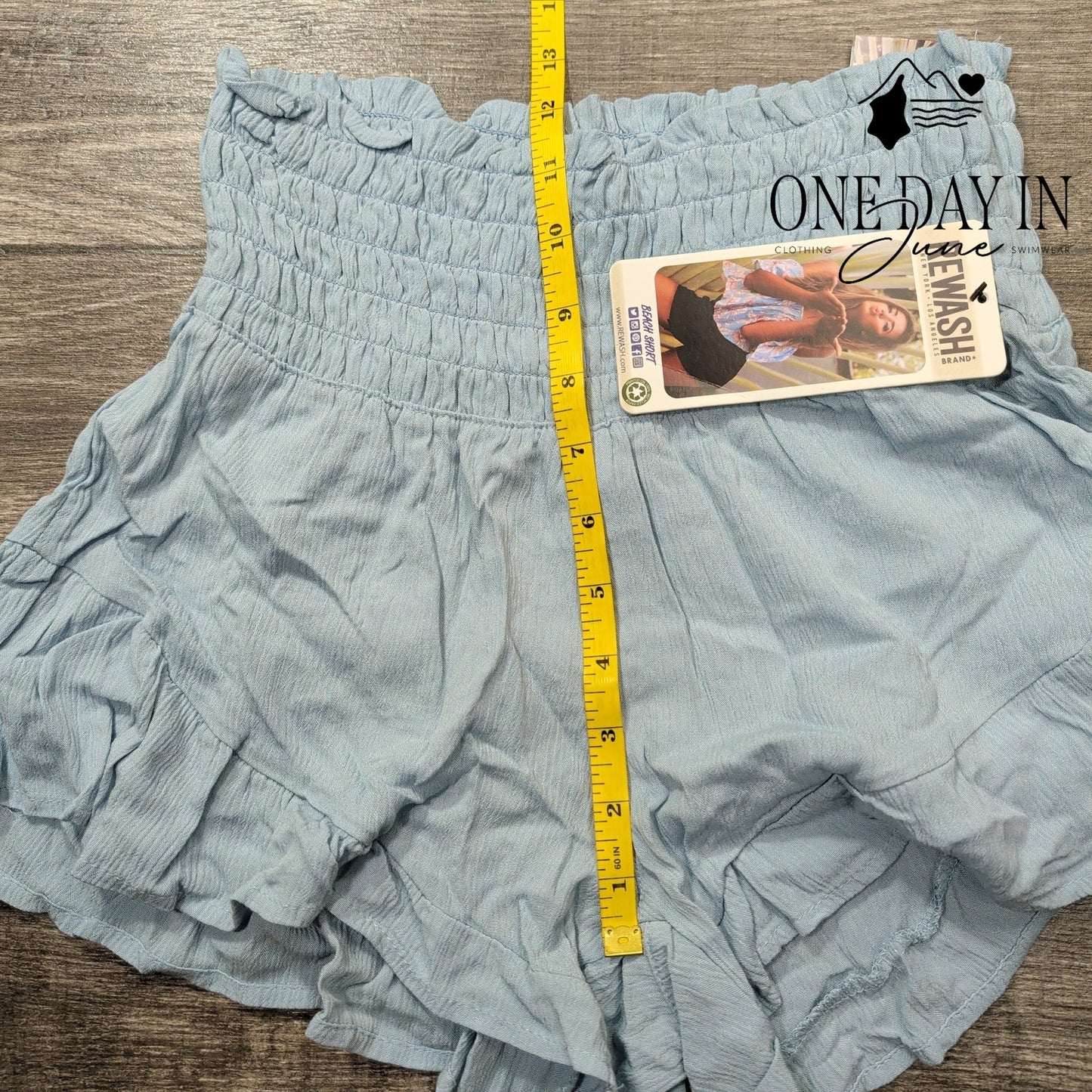 Rewash High Waist Beach Shorts Size M