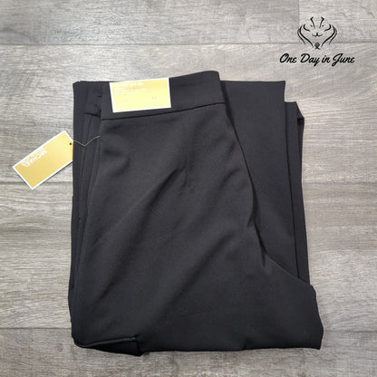 Michael Kors High Rise Wide Leg Cargo Pants Black Belted NWT Size 4