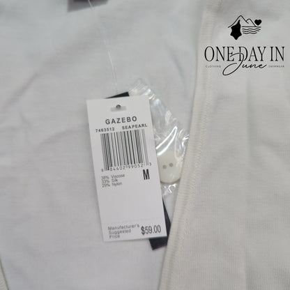 Grace Long Sleeve Silk Blend Single Button Sweater Size M