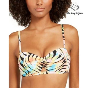 SunDazed Paradise Palm Bra Bikini Top Size 36D