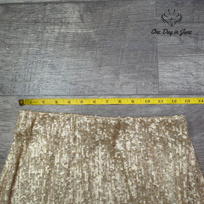 DR2 Pull On Sequin Pencil Skirt Size S