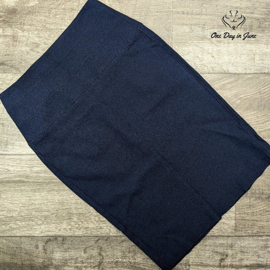 Venus Zip Back Work Midi Skirt Size 6