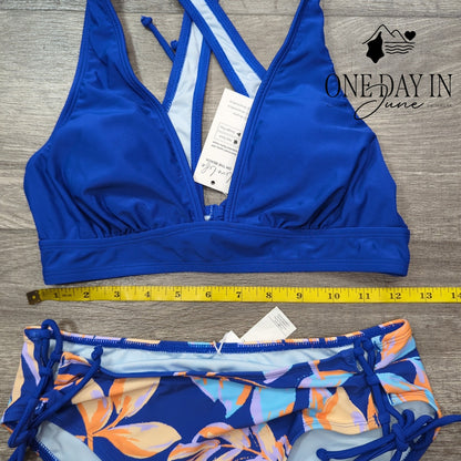 Cupshe Tie Back Tie Side Bikini Swimsuit Size S