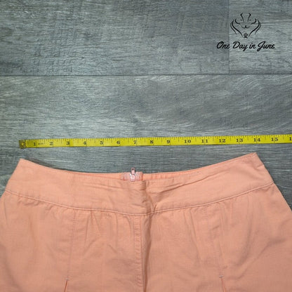 B. Moss Clothing Company Cotton Skort Peach Coral A-Line NWT Size 6