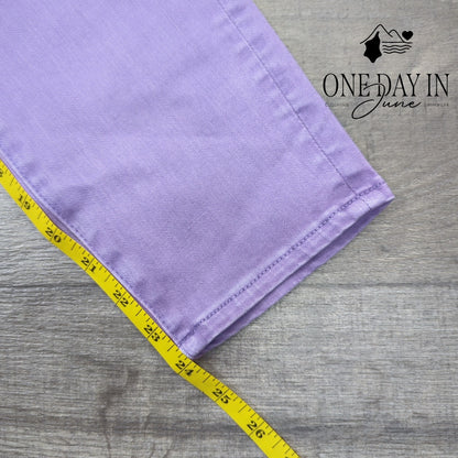 Wash Lab Fay Mid Rise Skinny Jeans Purple Gem NWT Size 10 (30)